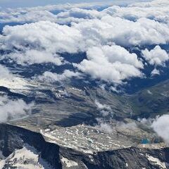 Flugwegposition um 14:05:16: Aufgenommen in der Nähe von 10080 Ceresole Reale, Turin, Italien in 5668 Meter